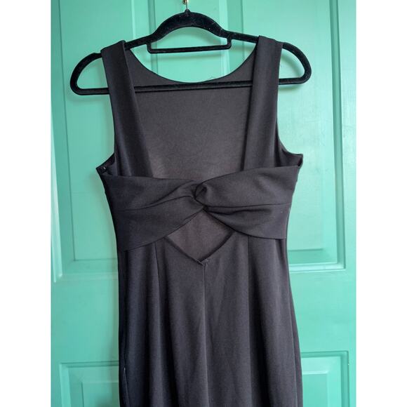 Lulus medium black formal Maxi Dress new *2 tiny fabric picks* - Picture 6 of 15